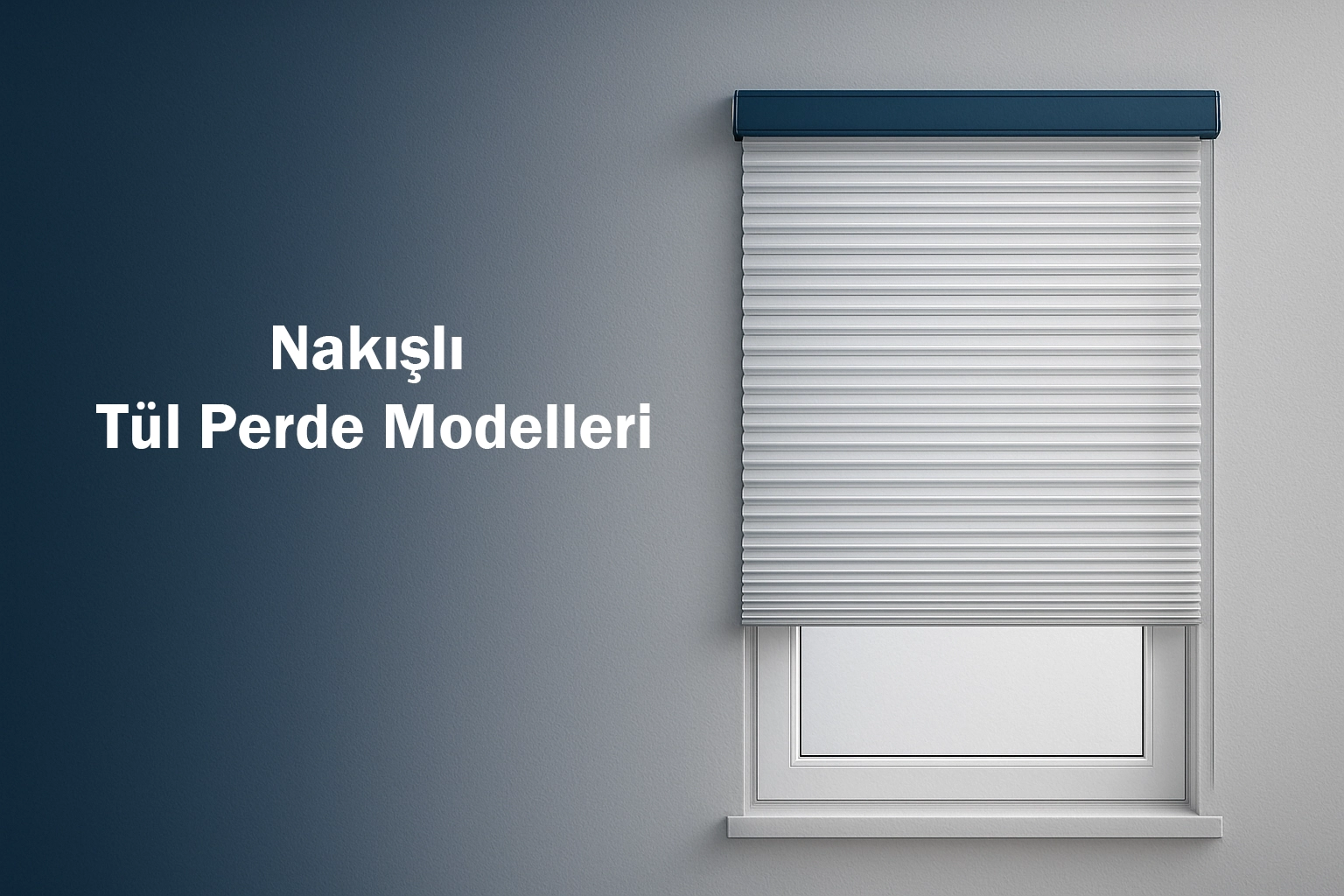 Nakışlı Tül Perde Modelleri